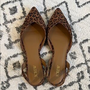 J. Crew Leopard Print Flats